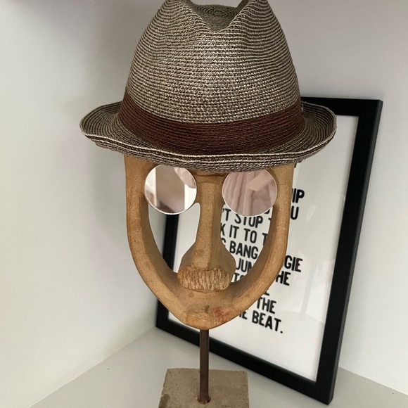 Borsalino Doria Raffia Hat Size 7.5 - Picture 1 of 10